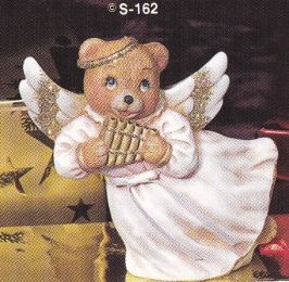 provincial studio 162 bear angel with pipe