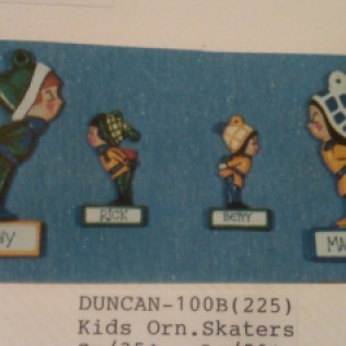 Duncan 100B kids ornament skaters