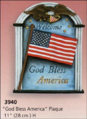 Scioto 3940 God Bless America plaque