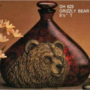 Doc Holliday 0623 Indian Decanter Bear