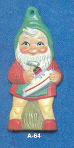 Alberta Ornaments 0064 boy gnome