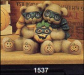 Clay Magic 1537 masked cuddle bears
