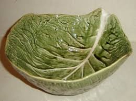 cabbage leaf bowl