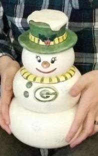 snowman snack stack Green Bay
