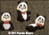 dona 0251 panda bear magnets