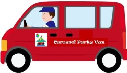carousel party van logo