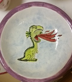 cutesy dragon bowl