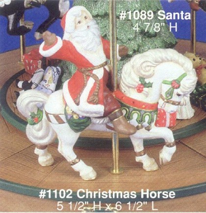 Alberta 1089 Santa & 1102 Christmas Horse