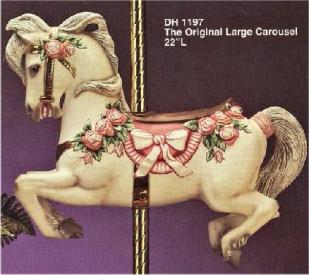 Doc Holliday 1197 The Original Large Carousel Horse